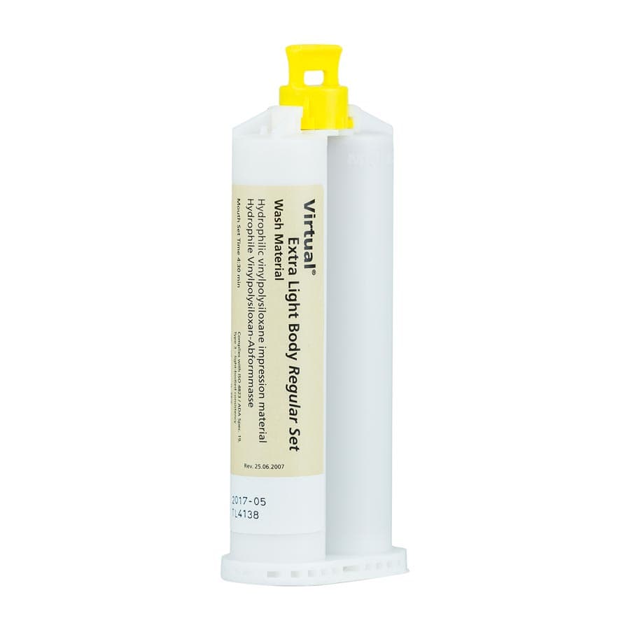 Ivoclar Vivadent Virtual Impression Material, Regular Set, Extra Light Body, 50 ml Cartridge Refill, 2/Pk, 768519 thumbnail 2