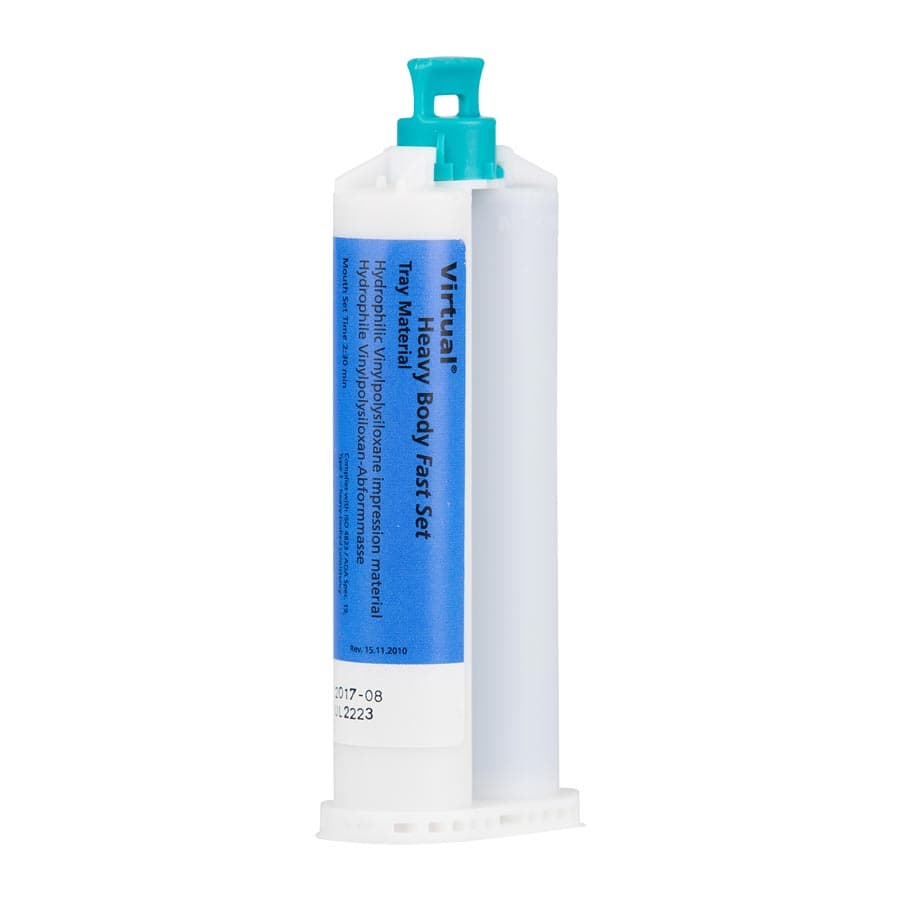 Virtual® Hydrophilic VPS Impression Material Refill, Heavy Body, Fast Set, 50 ml Cartridges, Pack of 2, 768526 thumbnail 11