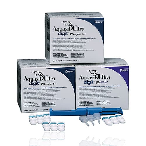 Aquasil Ultra Digit Light Body Regular Set 1.6 ml Cartridge Refill, Small, 50 Doses, 50 Mixing Tips, 50 Intraoral Tips, 678040 thumbnail 4