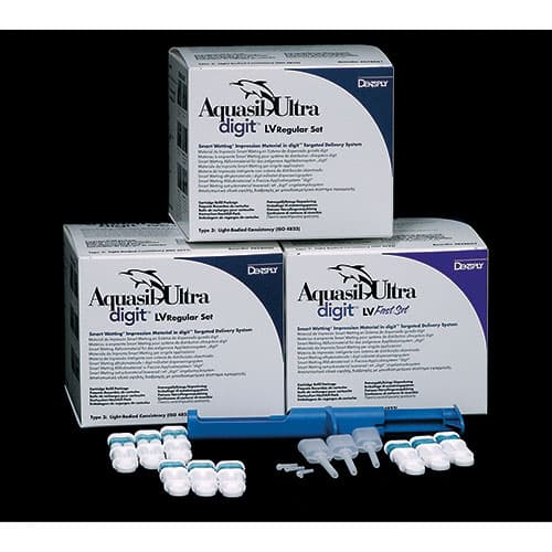 Aquasil Ultra Digit XLV Extra Low Viscosity Smart Wetting Impression Material, Regular Set, Large, Cartridge Refill, 50 Unit Doses, 678044 thumbnail 3