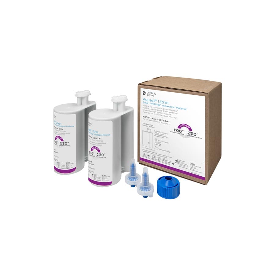 Aquasil Ultra+ DECA Smart Wetting VPS Impression Material, Cartridge Refill, Medium Body, Fast Set, Mint, Purple, 380 ml, 2/Pk, 678697 thumbnail 8