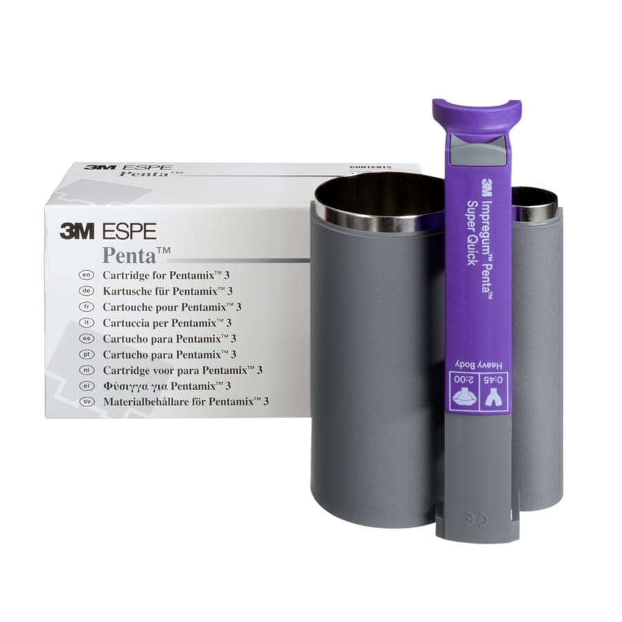 3M (Solventum) Impregum Penta Super Quick Heavy Body Polyether Impression Material Cartridge, 50 ml, Mint, 69401 thumbnail 5