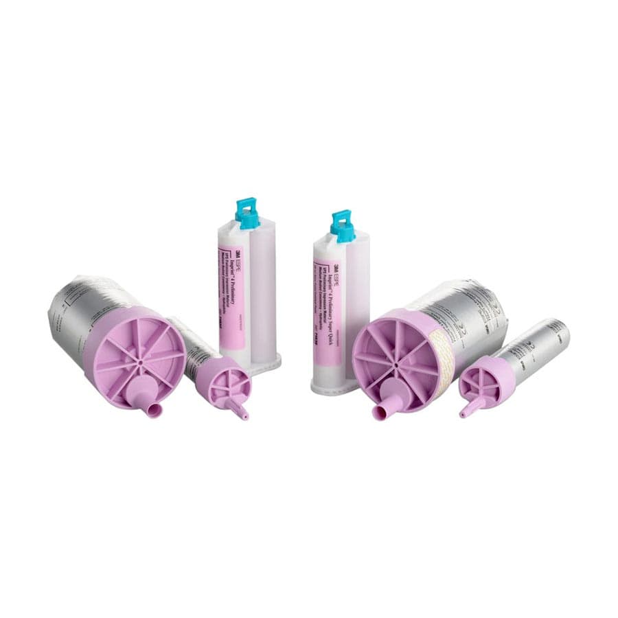 3M™ Imprint™ 4 Preliminary Penta™ VPS Regular Body Impression Material Refill, 2 x 300 mL Base + 2 x 60 mL Catalyst, Pink, Mint, 71521 thumbnail 5