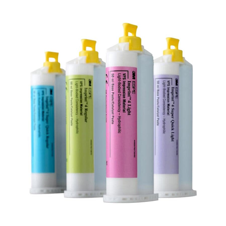 3M™ Imprint™ 4 VPS Heavy Body Impression Material, Economy Pack, 10 x 50 mL Cartridges, Sky Blue, Mint Flavor, 71531 thumbnail 6