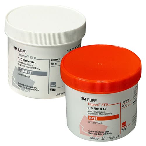 3M Express STD VPS Impression Material Putty Kit, Firm Set, 610 mL (2 x 305 mL Jars), 7312 thumbnail 10