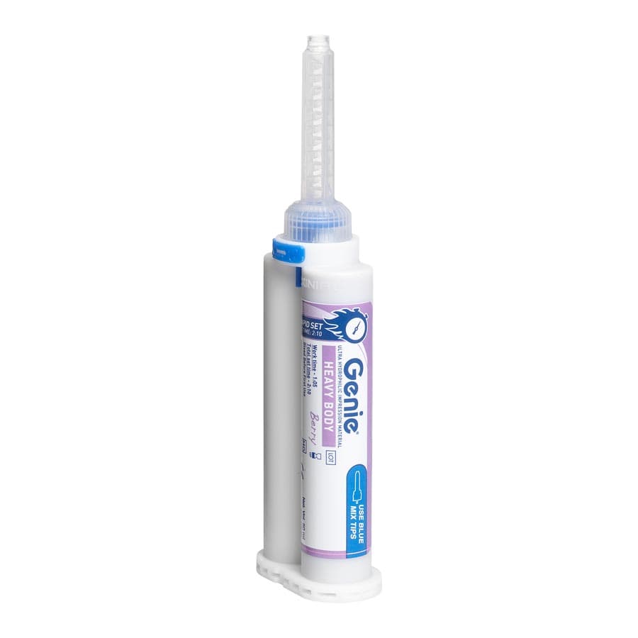 Genie VPS Heavy Body Impression Material, Rapid Set, Berry Flavor, Purple, 50 ml Cartridges, 60/Pk, 77710 thumbnail 3