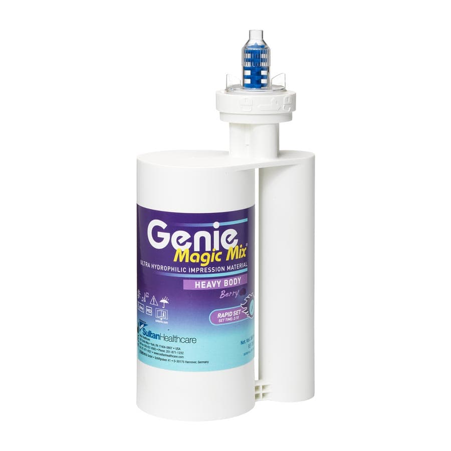Sultan Genie Magic Mix VPS Heavy Body Rapid Set Bulk Kit, Berry Flavor, Purple, 4 x 380 mL Cartridges + 1 Bayonet Ring, #78830 thumbnail 4