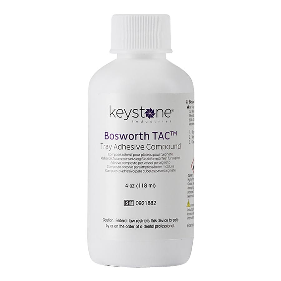 TAC™ Tray Adhesive Compound, Brush-On Liquid, 4 oz (118 ml) Bottle, 1/Pkg, 0921882 thumbnail 4