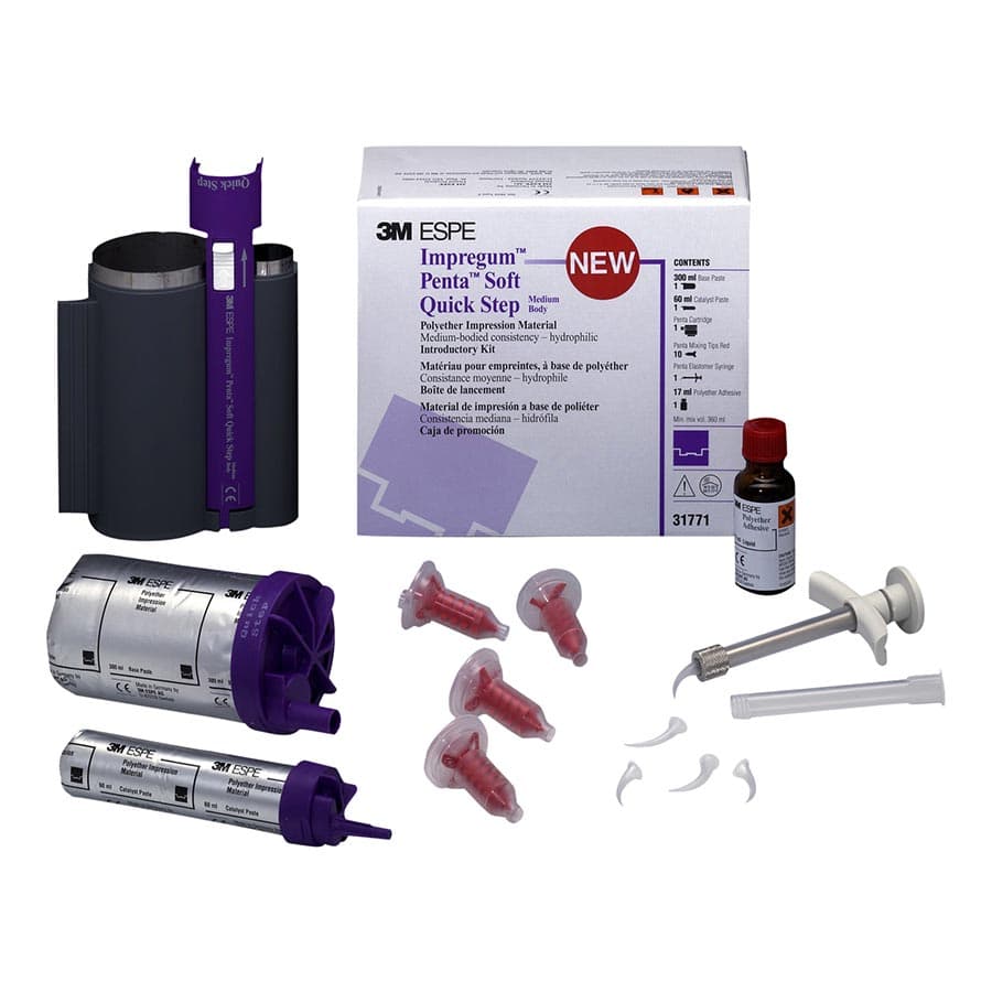 3M™ Impregum™ Penta™ Soft Quick Step Medium Body Polyether Impression Material Intro Kit, #31771 thumbnail 4