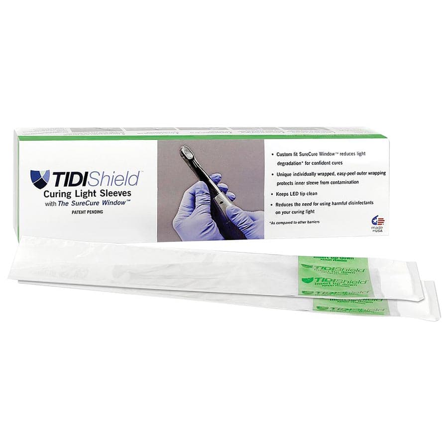 TIDIShield Curing Light Sleeve with SureCure Window, Custom Fit for Ultradent Valo Cordless, Latex Free, 100/Box, 21105 thumbnail 9