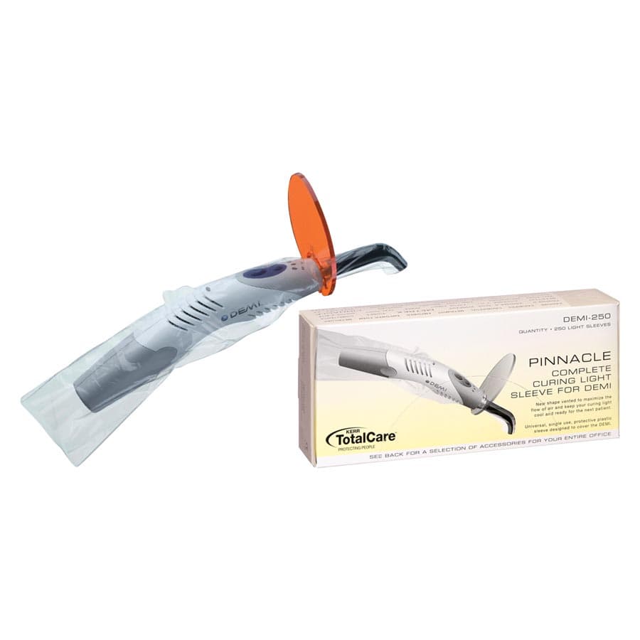 Kerr TotalCare Pinnacle Complete Curing Light Sleeves for Demi/Demi Plus, Clear, Disposable, 250/Box, DEMI250 thumbnail 16