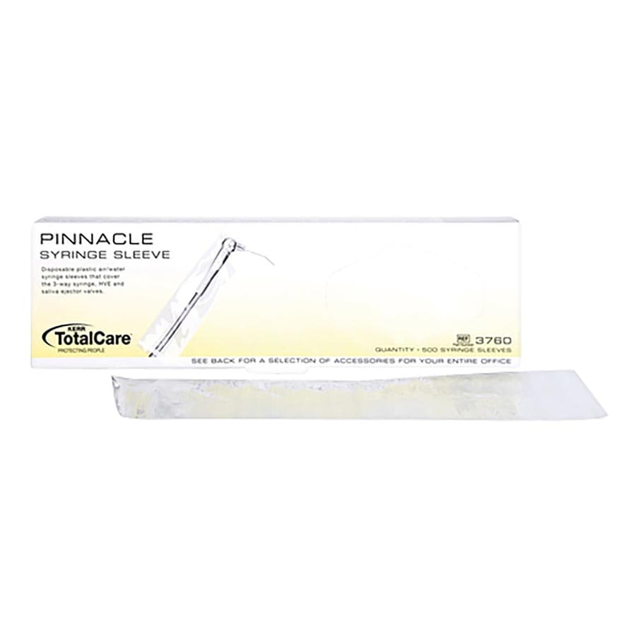 Pinnacle Syringe Sleeve, 2.5" x 10", Without Opening, Clear Plastic, 500/Box, Model 3760 thumbnail 9