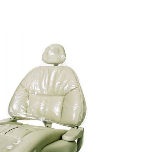 Pinnacle Chair Sleeve Barriers, 32" x 32", Clear Plastic, 200/Roll, Model 3825 thumbnail 7