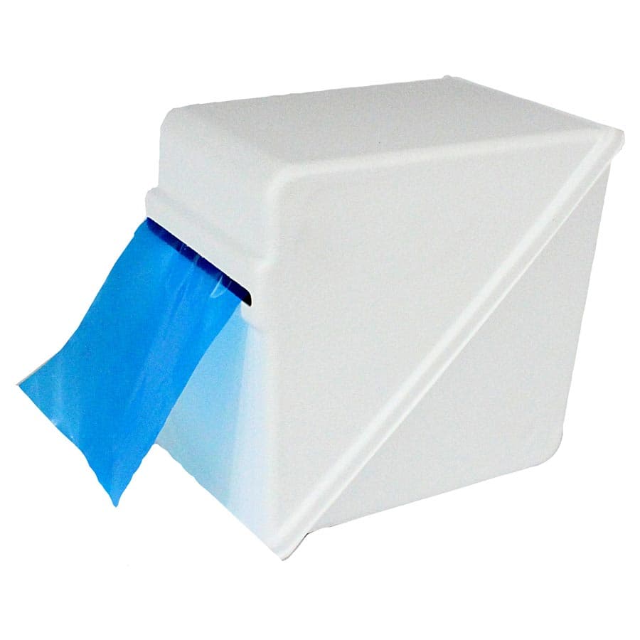 Palmero Barrier Film Dispenser for 4" x 6" Film, White Polystyrene, 1/Pkg thumbnail 8