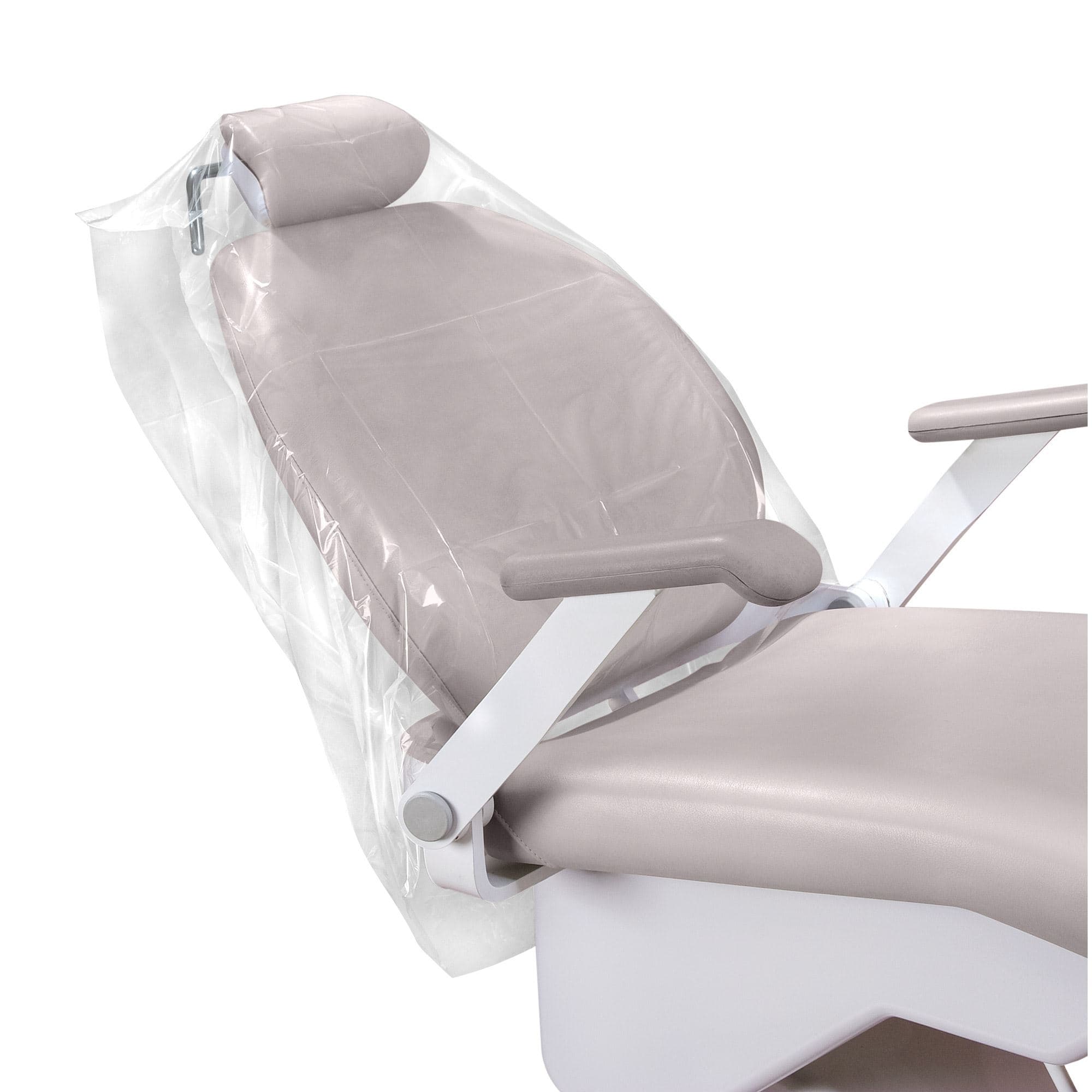 Plasdent Wide Half Chair Cover Sleeves, Clear, 32" x 32", 200/Box, PS3825 thumbnail 12