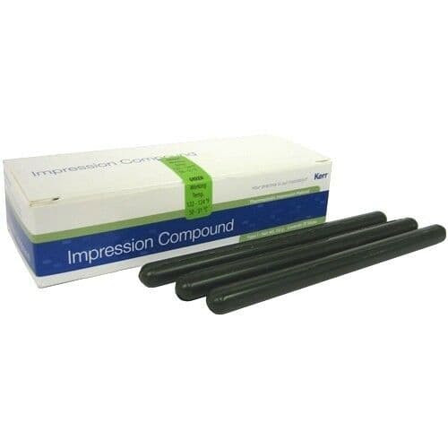 Kerr Impression Compound Sticks, Green, Low Fusing (122-124°F), 1/4 lb, 15/Box, #00444 thumbnail 13