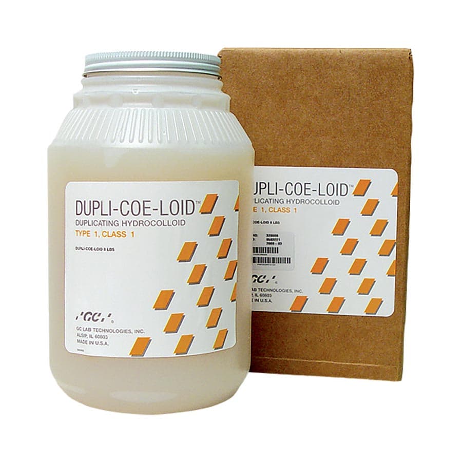 GC America Dupli-Coe-Loid Duplicating Hydrocolloid, 8 Lbs (1 Gallon), Jar, 320008 thumbnail 6