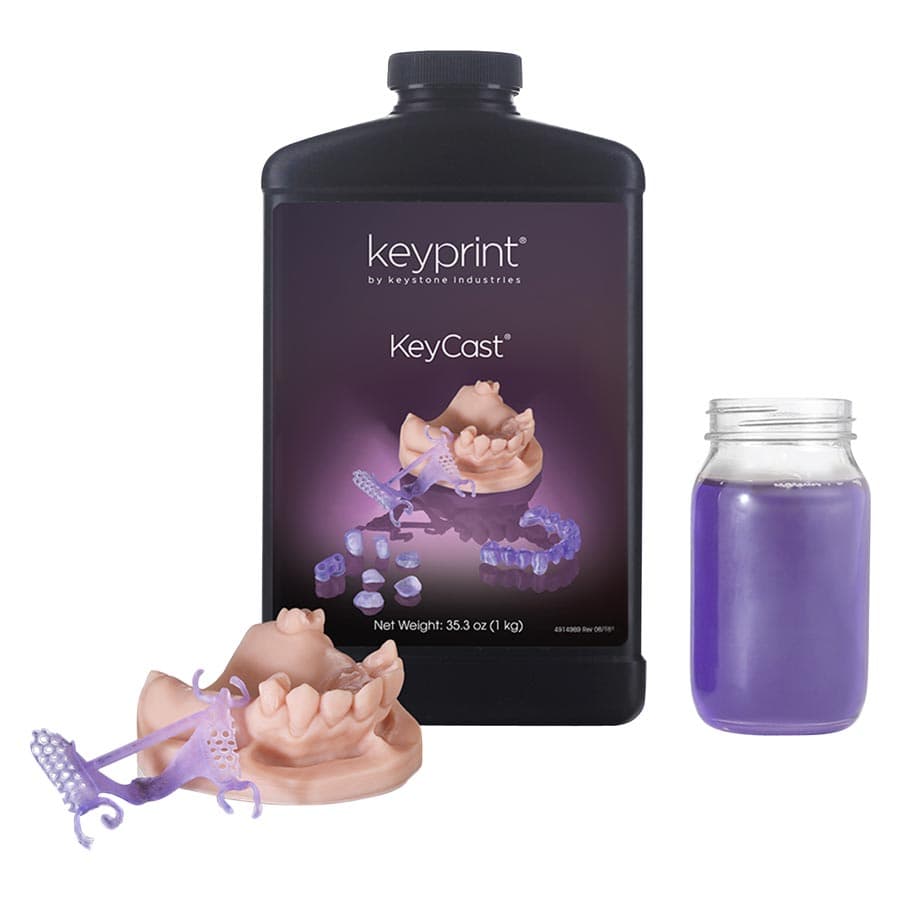 Keystone KeyPrint KeyCast Violet 3D Resin, 1 kg Bottle, 4220000 thumbnail 5