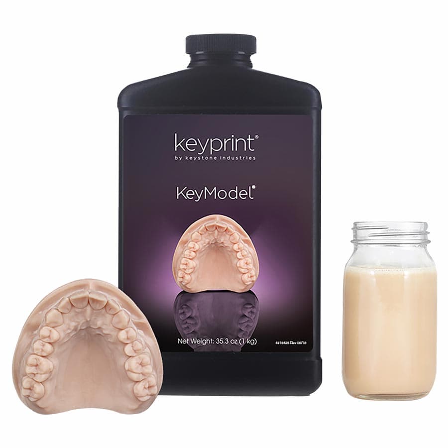 Keystone KeyPrint KeyModel 3D Printing Resin, Beige, 1 kg Bottle, 4220006 thumbnail 8
