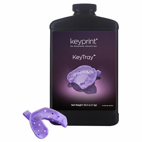 KeyPrint KeyTray 3D Printing Resin, Biocompatible Class I, Purple, 1 kg Bottle, 4220007 thumbnail 6