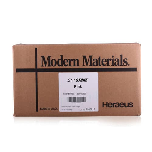 Kulzer Modern Materials StatStone Model Stone, Type III, Pink Fast Set, 25 lb Carton, #50046860 thumbnail 5