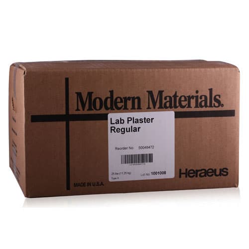 Kulzer Modern Materials Lab Plaster, White, Regular Set, Type II, 25 lb Carton, 50048472 thumbnail 6