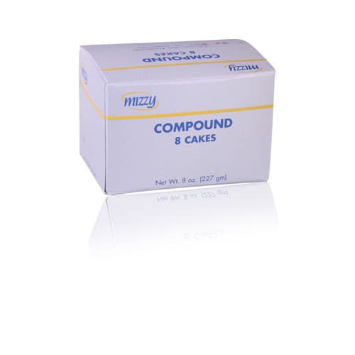 Mizzy Impression Compound Cakes, Brown, Medium Heat, 8 oz, 8/Pk, 6060600 thumbnail 6