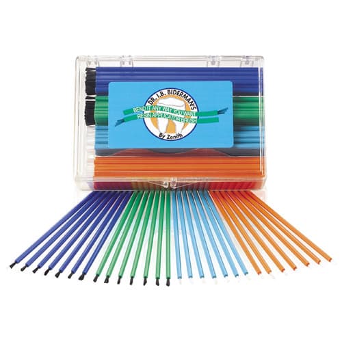 DMG America Zenith I.B. Brush Disposable Bendable Applicator Brushes, Standard (Green), 144/Box, 61911 thumbnail 7