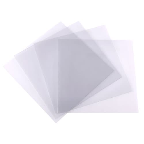 Buffalo Dental Clear Tray Material, .020" (0.5mm) Stiff Thermoplastic Sheets, 5" x 5", 50/Pkg, 81660 thumbnail 7