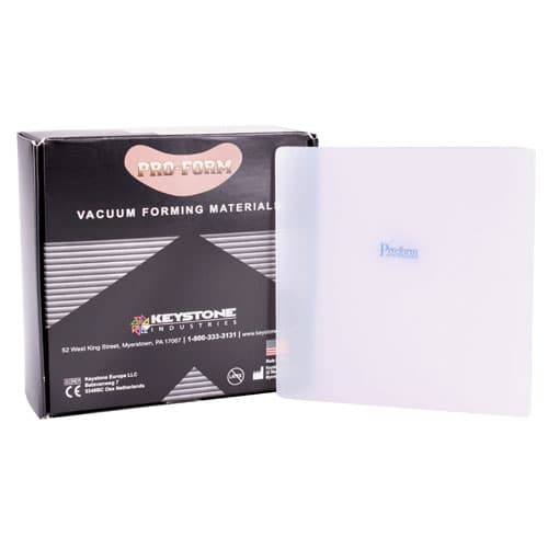 Keystone Pro-Form Niteguard Laminate Vacuum Forming Sheets, Clear, 5" x 5", .120" (3mm), 12/Pack, 9602550 thumbnail 9