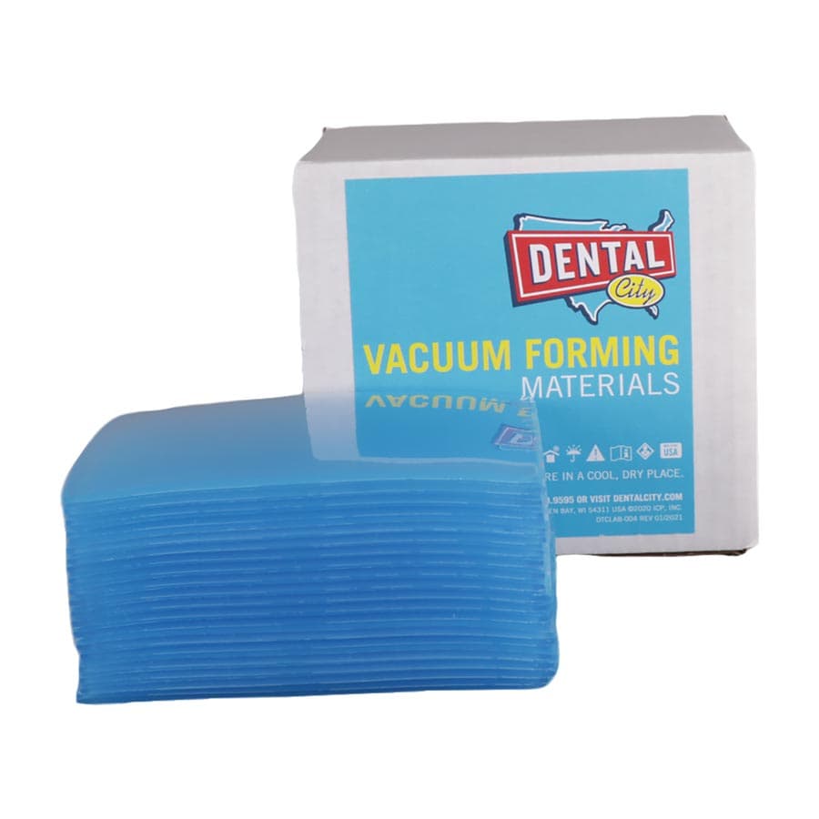 Dental City Soft EVA Vacuum Forming Material, 0.120" Clear, 25 Sheets/Box, 9611240 - Dental City - Soft EVA 0.120 Vacuum Forming Materials 25/Box - Image 1