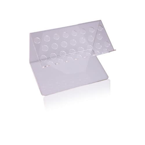 Plasdent Small Composite Material Organizer, Clear Acrylic, 14 Syringe Capacity, 4"W x 5-1/8"H x 4-1/4"D, Model 1210 thumbnail 4