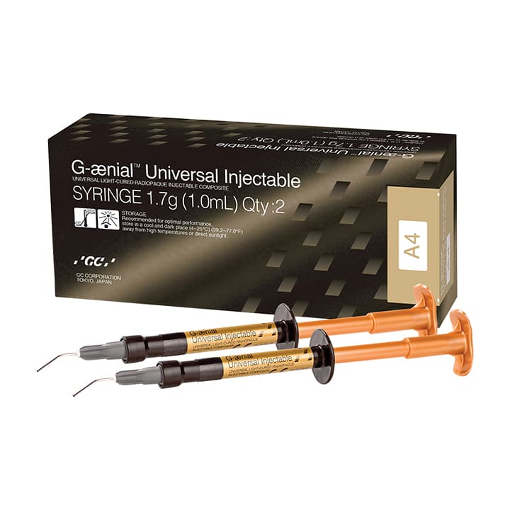 G-aenial Universal Injectable Composite Syringe, Shade A4, 1.7 g (1.0 mL), 2/Pkg, 012368 thumbnail 11