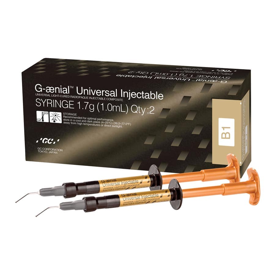 G-aenial Universal Injectable Composite, Shade B1, 1.7g (1.0mL) Syringe, Pack of 2, 012369 thumbnail 13