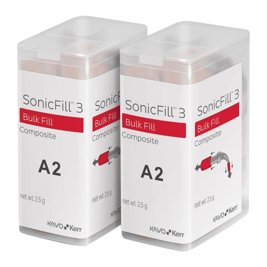 Kerr SonicFill 3 SingleFill Bulk Fill Composite Refill, Shade A2, 20 x 0.25g Unidose Tips, #36712 thumbnail 16