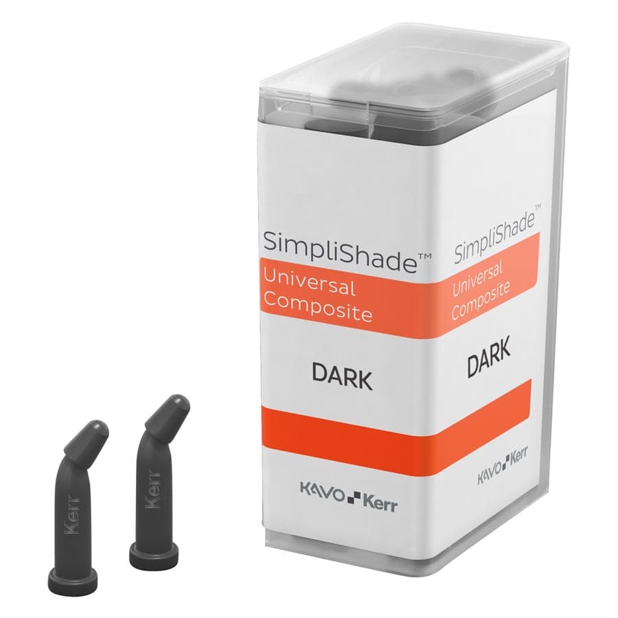 Kerr SimpliShade Universal Composite Unidose Refill, Dark Shade, 0.25g Compules, 10/Pack, 37008 thumbnail 11