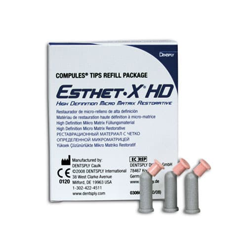 Esthet-X HD Micro Matrix Restorative Material, Compule Tip Refills, 0.25 g, White Opaque (W-O), 10/Pk, 630634 thumbnail 12