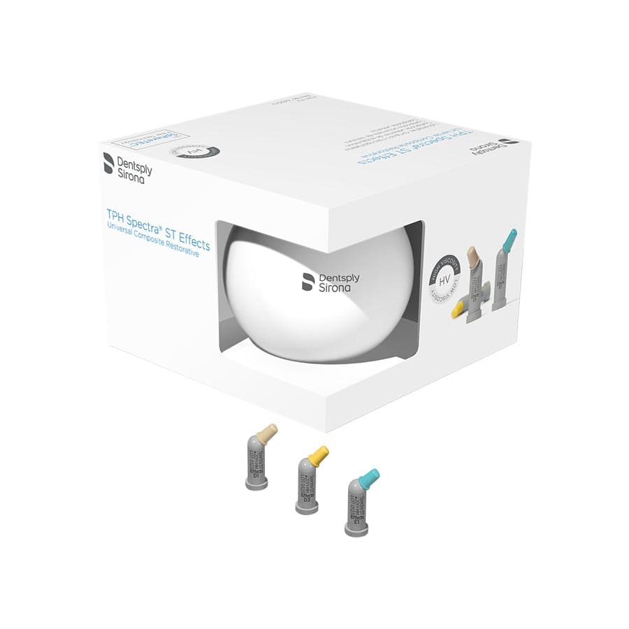 TPH Spectra ST Effects Composite Restorative Compules Intro Kit, High Viscosity, Shades D1/D3/E1, 28 x 0.25 g Tips, 642542 thumbnail 3