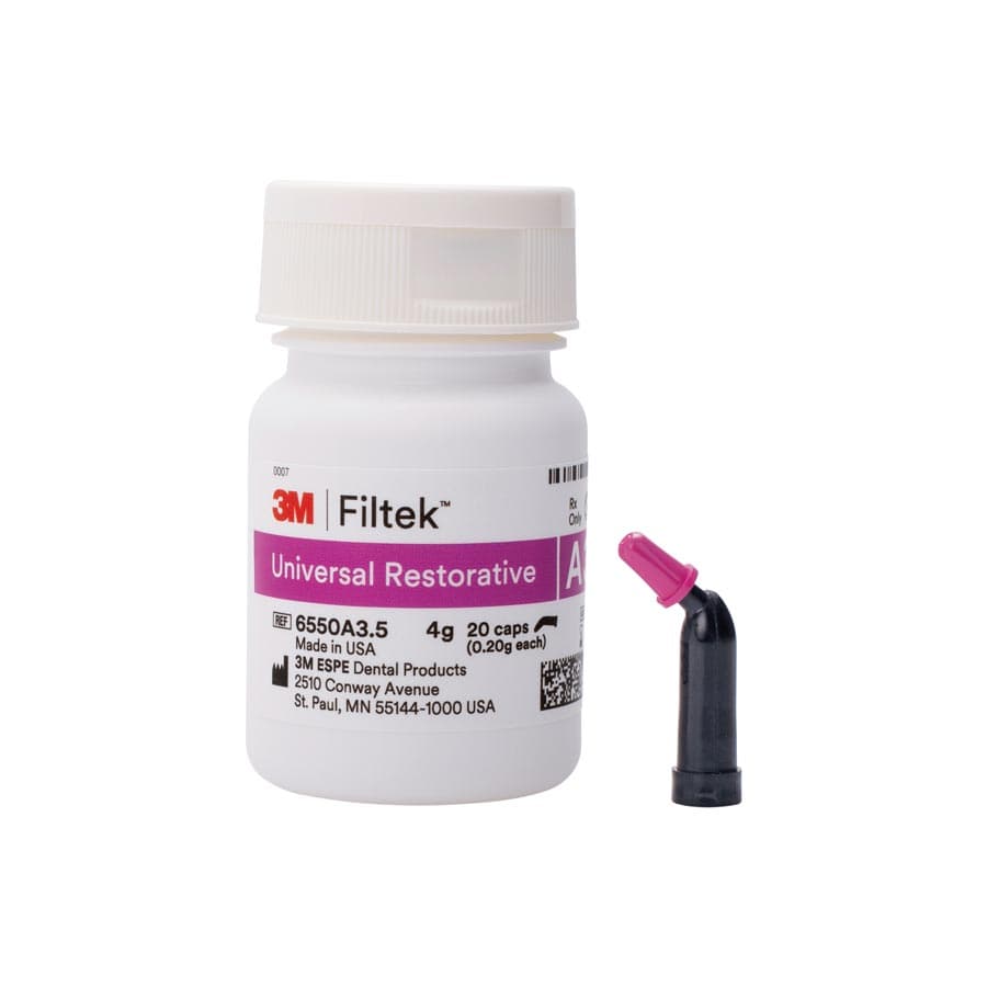 3M Filtek Universal Restorative Capsules, Shade A3.5, 0.2 g, 20/Box, 6550A3.5 thumbnail 8