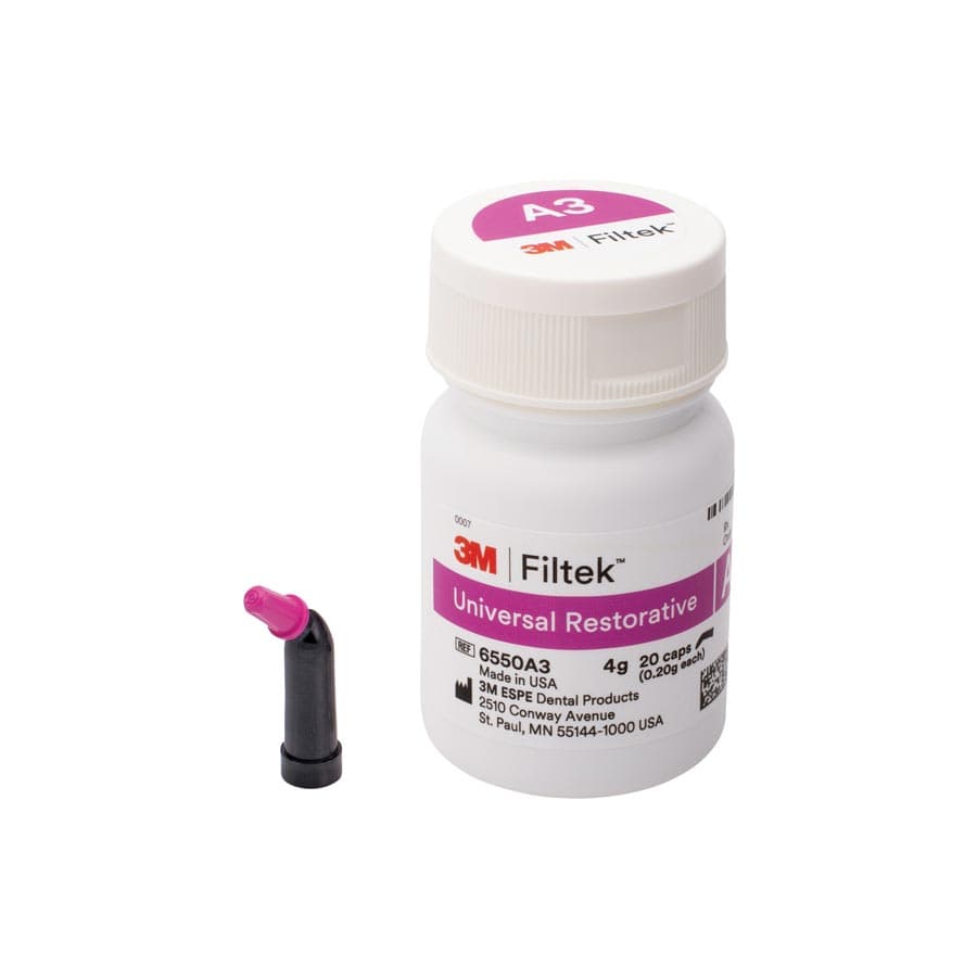 3M Filtek Universal Restorative Capsules, Shade A3, 0.2 g, 20/Pack, 6550A3 thumbnail 13