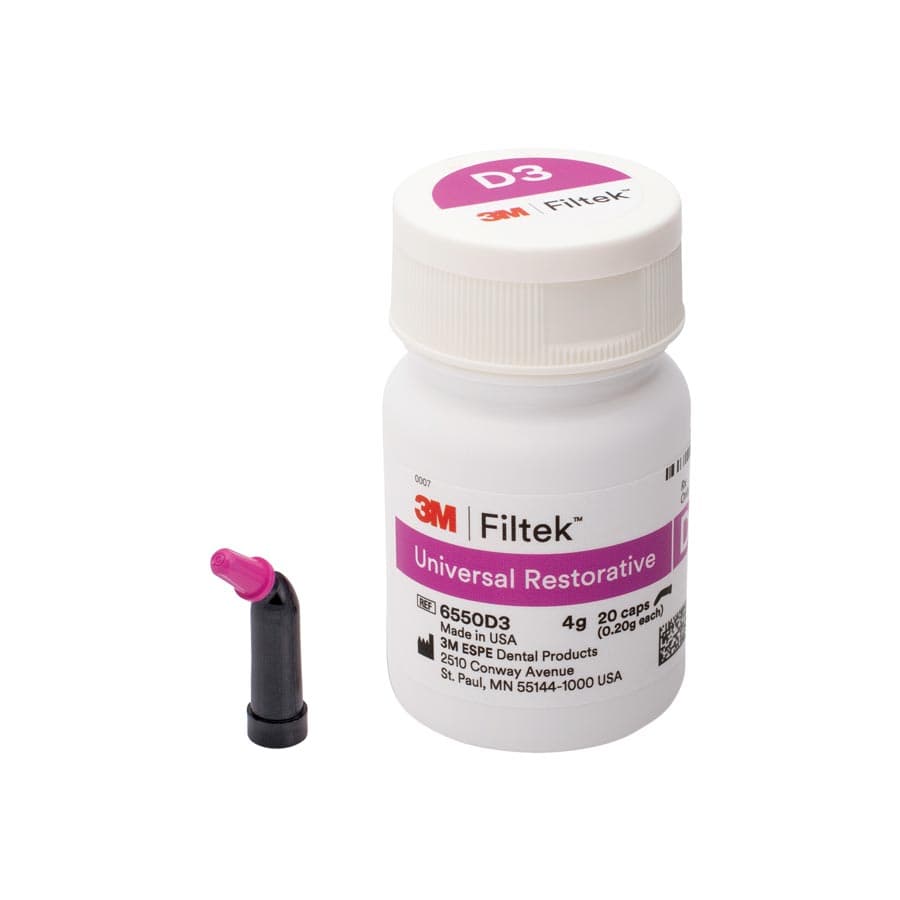 3M Filtek Universal Restorative Capsules, Shade D3, 0.2 g, 20/Box, 6550D3 thumbnail 8