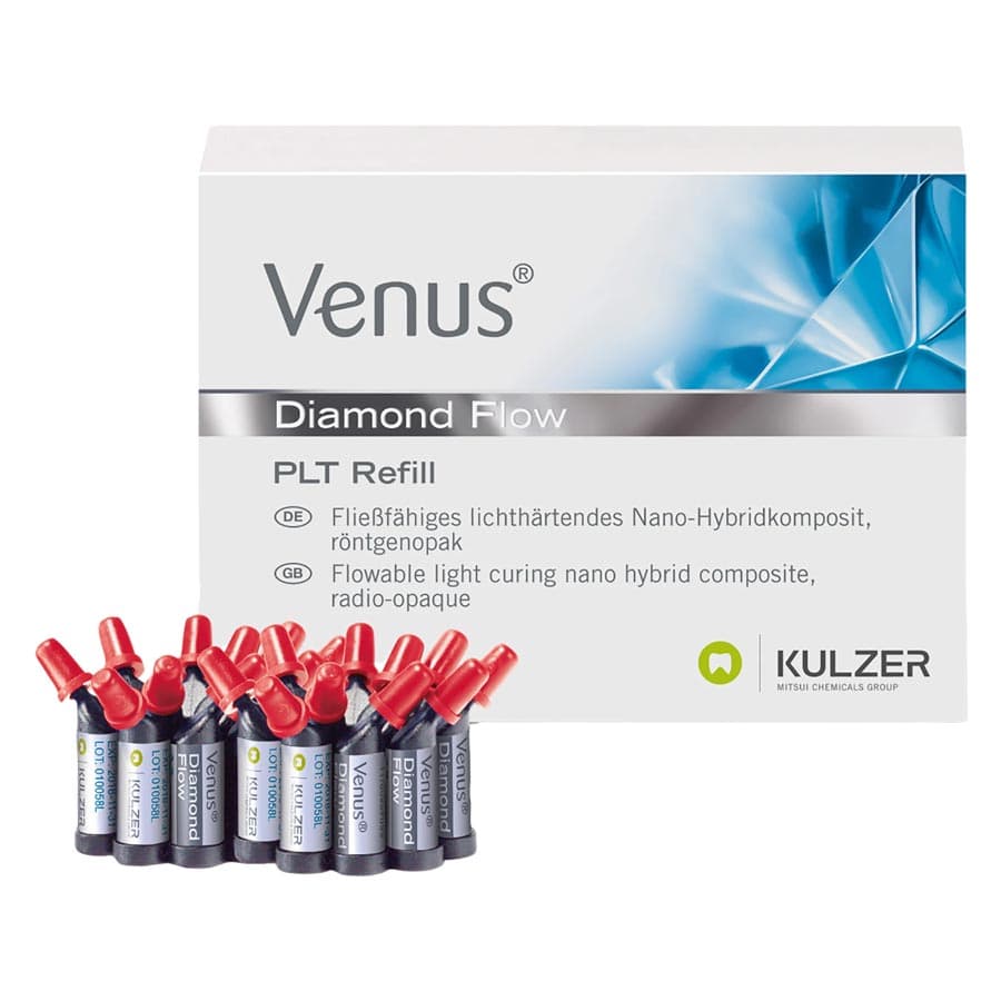 Venus Diamond Flow Flowable Nanohybrid Composite, Shade BXL (Bleach Extra Light), 0.2 g Unidose Tips, 20/Pkg, Refill thumbnail 4