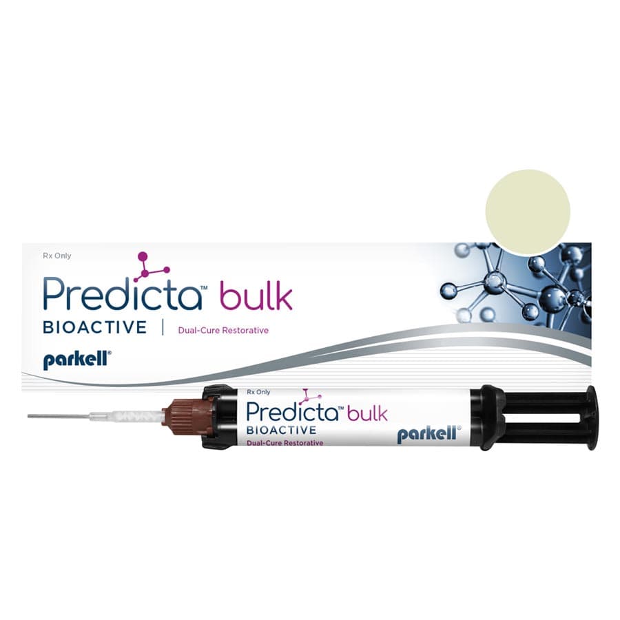 Predicta Bioactive Bulk-Fill Dual-Cure Restorative, Low Viscosity, A1/B1, 5 ml Syringe Refill, 20 Dispensing Tips, S610 thumbnail 15