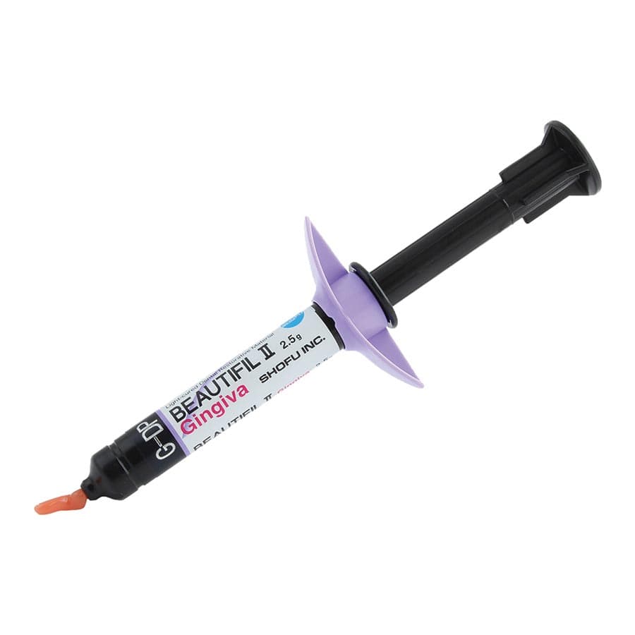 Beautifil II Gingiva, Light-Cure, Syringe Refill, Universal Viscosity, 2.5 g, G-Light Pink, 1/Pk, Y2256 thumbnail 9