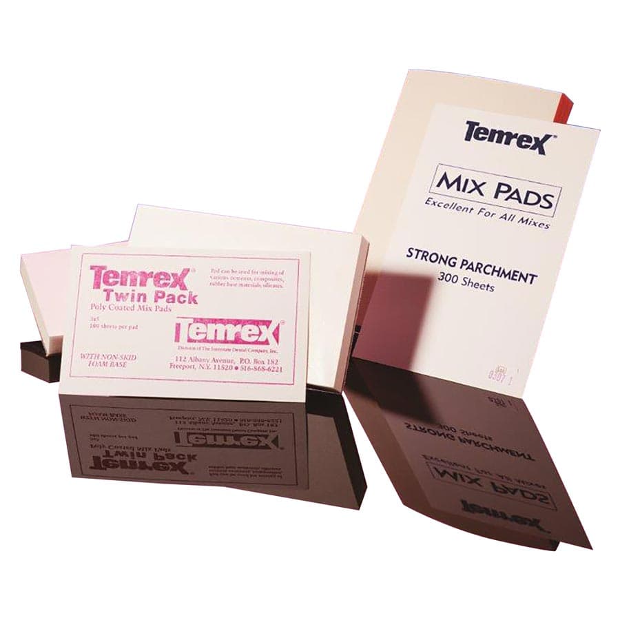 Temrex Mixing Pad, 3" x 5", Non-Skid, 2 Pads per Pack, 100 Sheets per Pad, Ref 2720 thumbnail 2