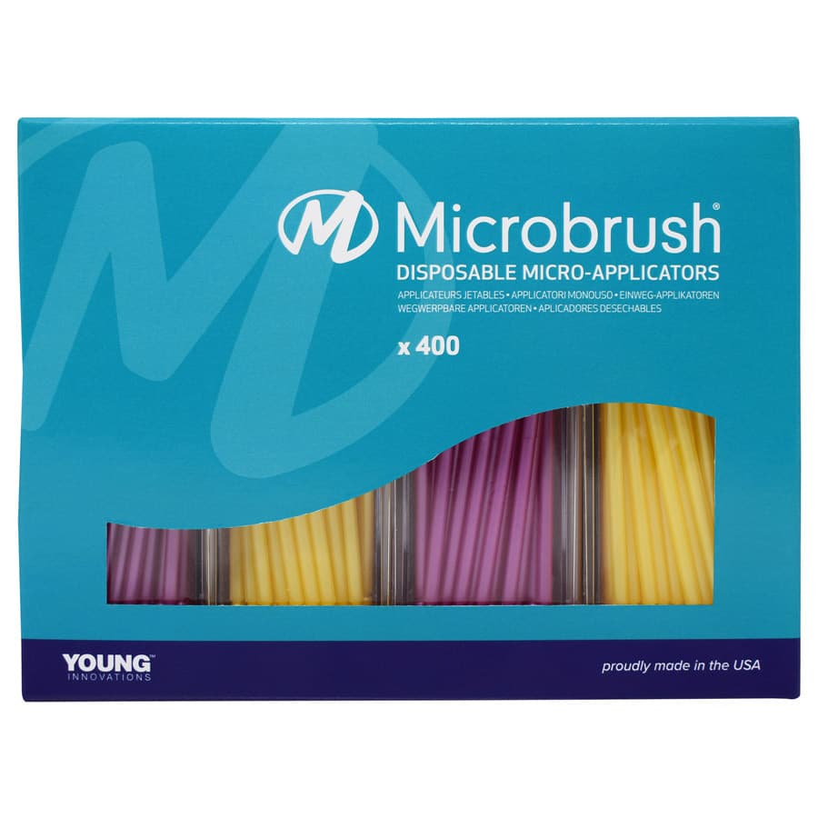 Microbrush Plus Micro-Applicator Dispenser Refills, Fine, Yellow/Pink, 400/Pk, PF400 thumbnail 16