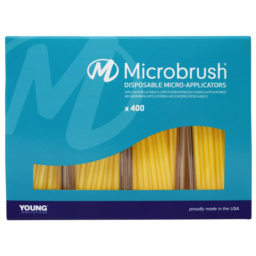 Microbrush Plus Micro-Applicator Dispenser Refills, Fine, Yellow, 400/Pk, PF400YE thumbnail 16