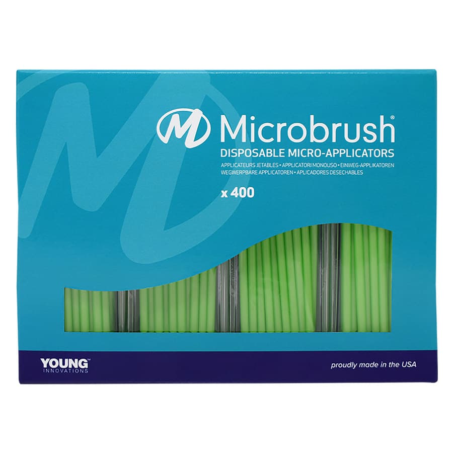 Microbrush Plus Micro-Applicator Dispenser Refills, Regular (2 mm), Green, 400/Pk, PR400GR thumbnail 16
