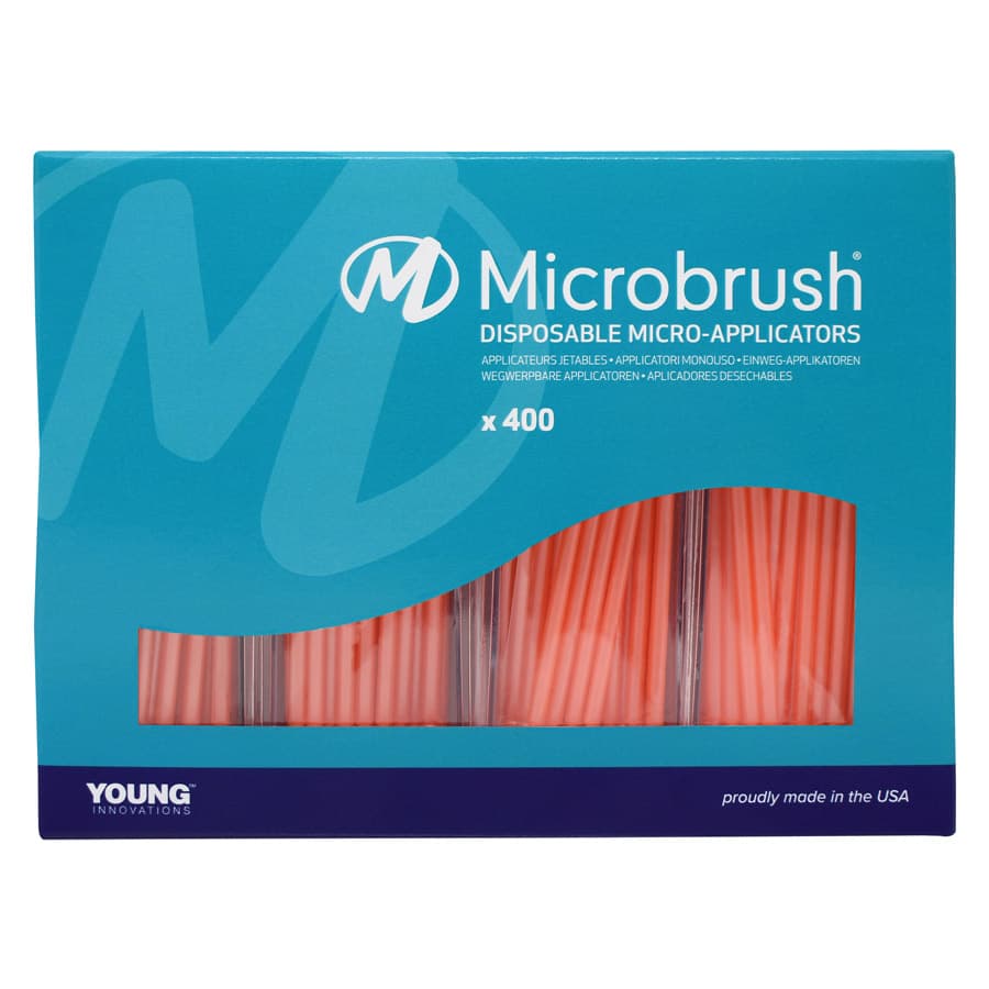 Microbrush Plus Micro-Applicator Dispenser Refills, Regular (2 mm), Peach, 400/Pk, PR400PE thumbnail 16