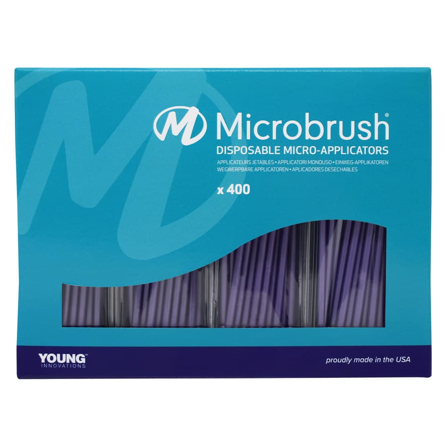 Microbrush Plus Micro-Applicator Dispenser Refills, Regular (2 mm), Purple, 400/Pk, PR400PU thumbnail 16